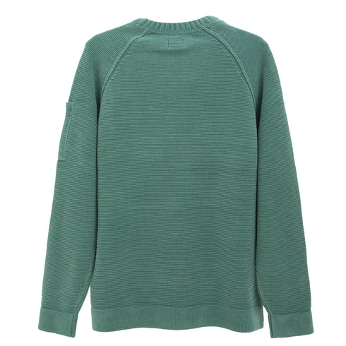 C.P. Company Chenille Cotton Knit Frosty Spruce 673 14CMKN028A-005687G Degli Uberti